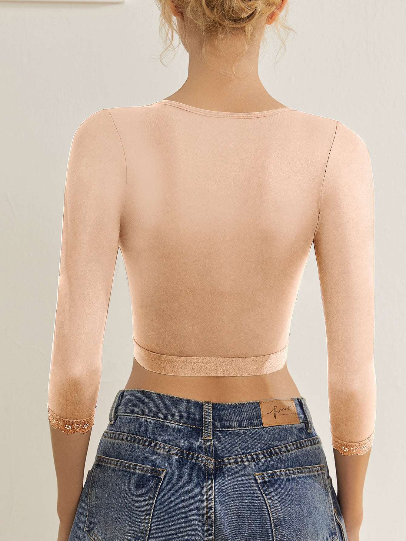 Posture Corrector Shaping Tops Arm Shaper Front Buckle Slimmer Top