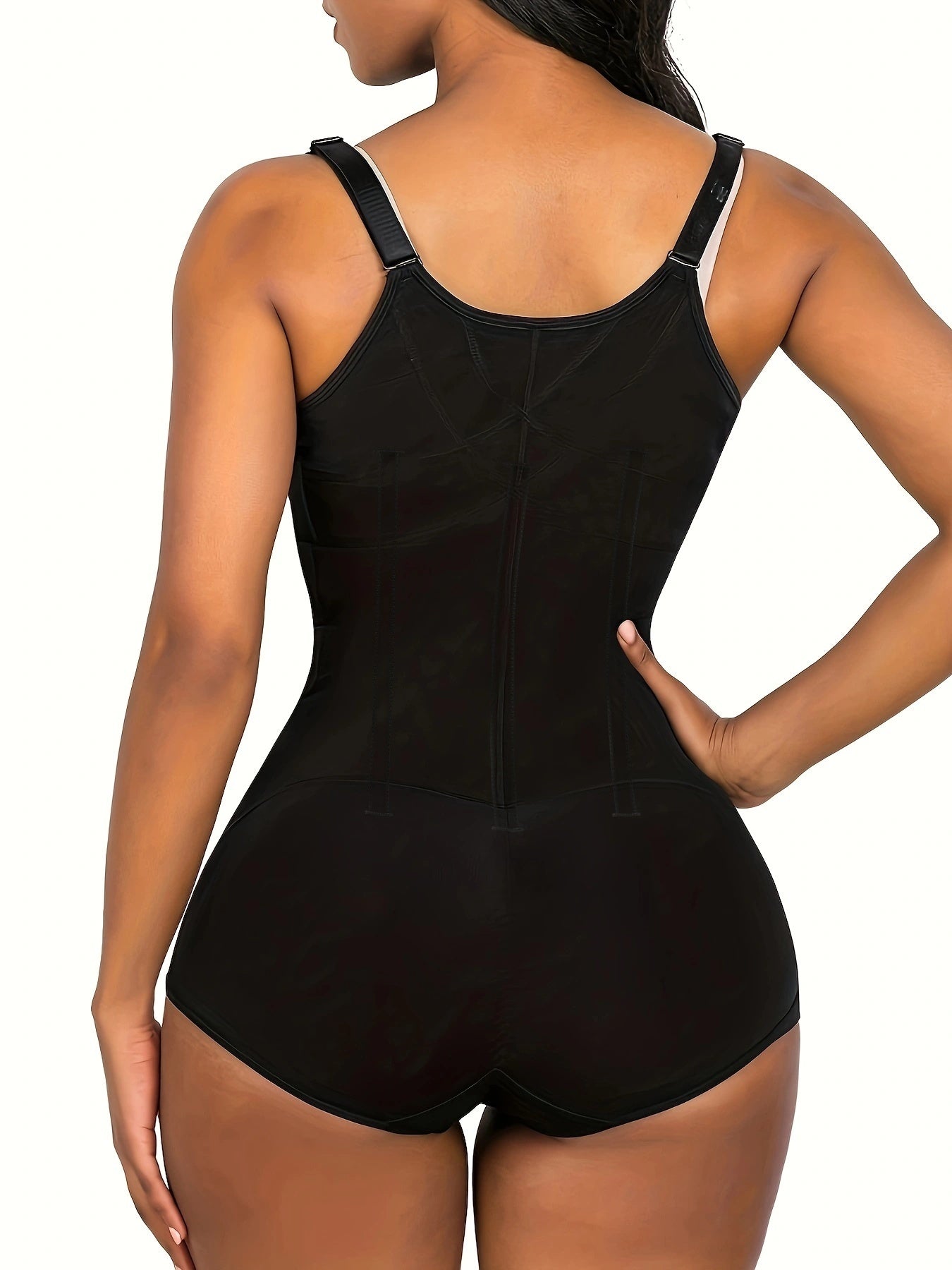 Body Shaper Slimming Tummy Control Fajas Open Breast Shapewear