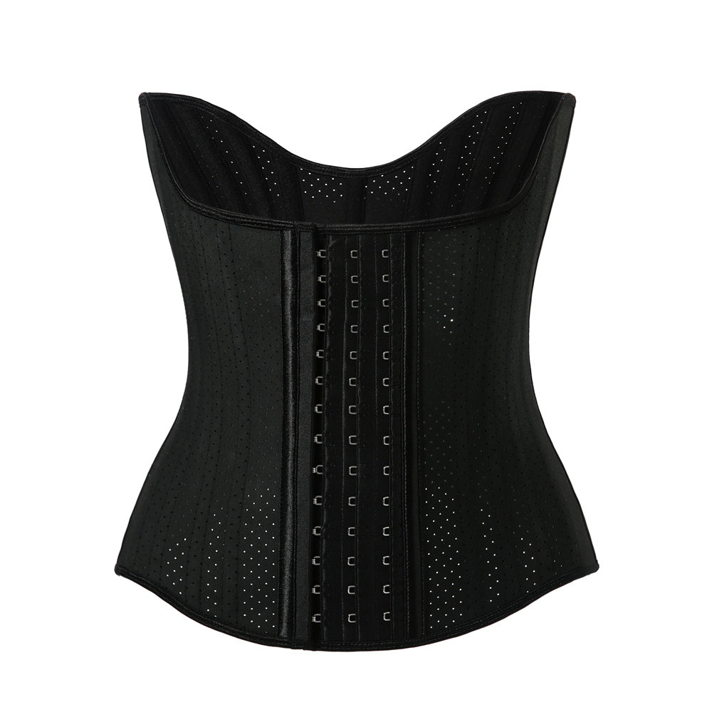 Women's Curved Bone Waist Trainer High Compression Tummy Control Belly Belt