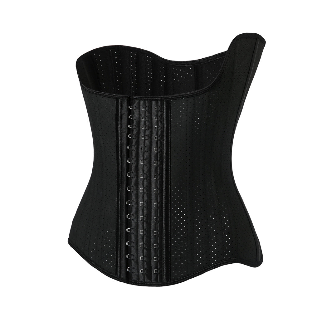 Women's Curved Bone Waist Trainer High Compression Tummy Control Belly Belt