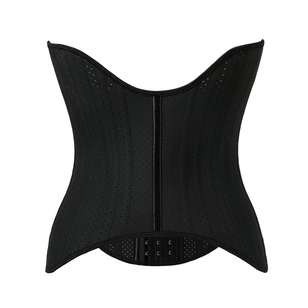 Women's Curved Bone Waist Trainer High Compression Tummy Control Belly Belt