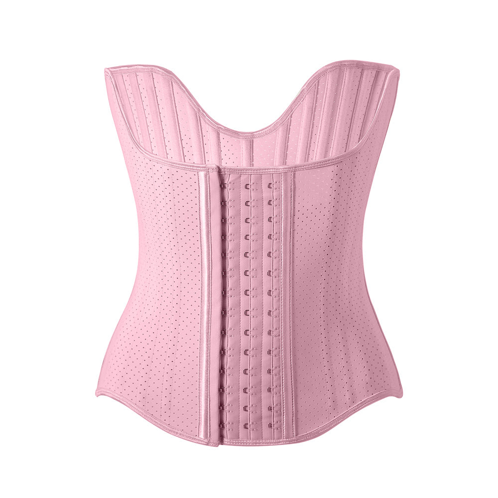 Women's Curved Bone Waist Trainer High Compression Tummy Control Belly Belt