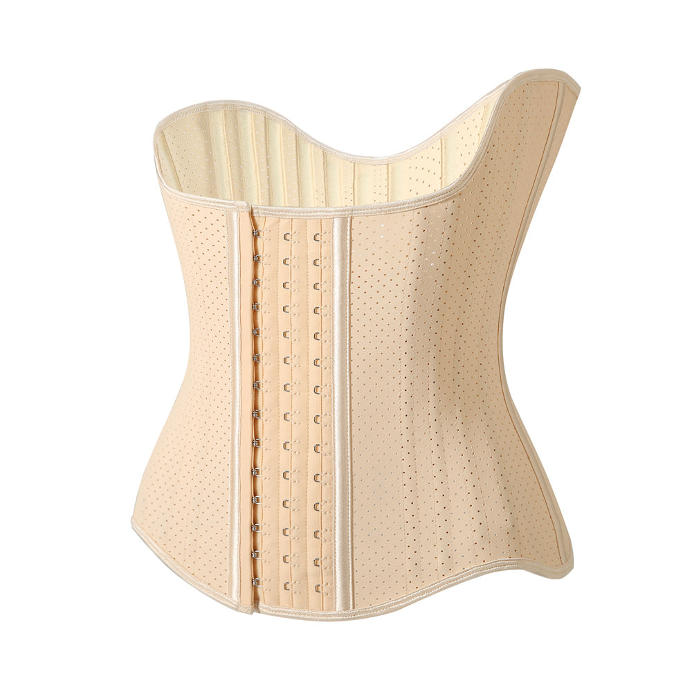 Women's Curved Bone Waist Trainer High Compression Tummy Control Belly Belt