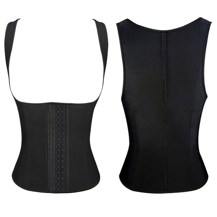 Waist Trainer for Women Body Shaper Corset Vest Tank Top with Steel Bones