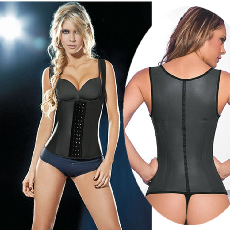 Waist Trainer for Women Body Shaper Corset Vest Tank Top with Steel Bones
