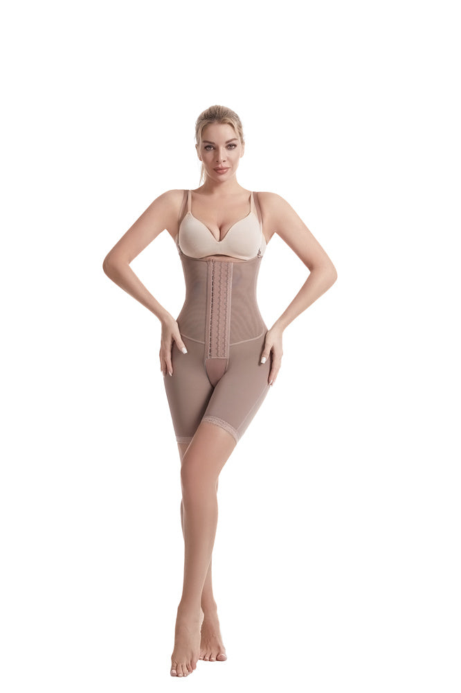 Women's Tummy Control Elasticity Plus Size Postpartum Open Breast Shapewear