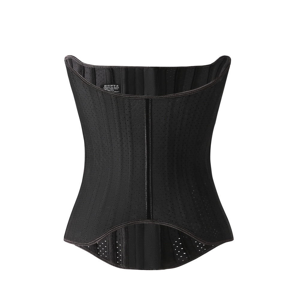 Women's Curved Bone Waist Trainer High Compression Tummy Control Belly Belt