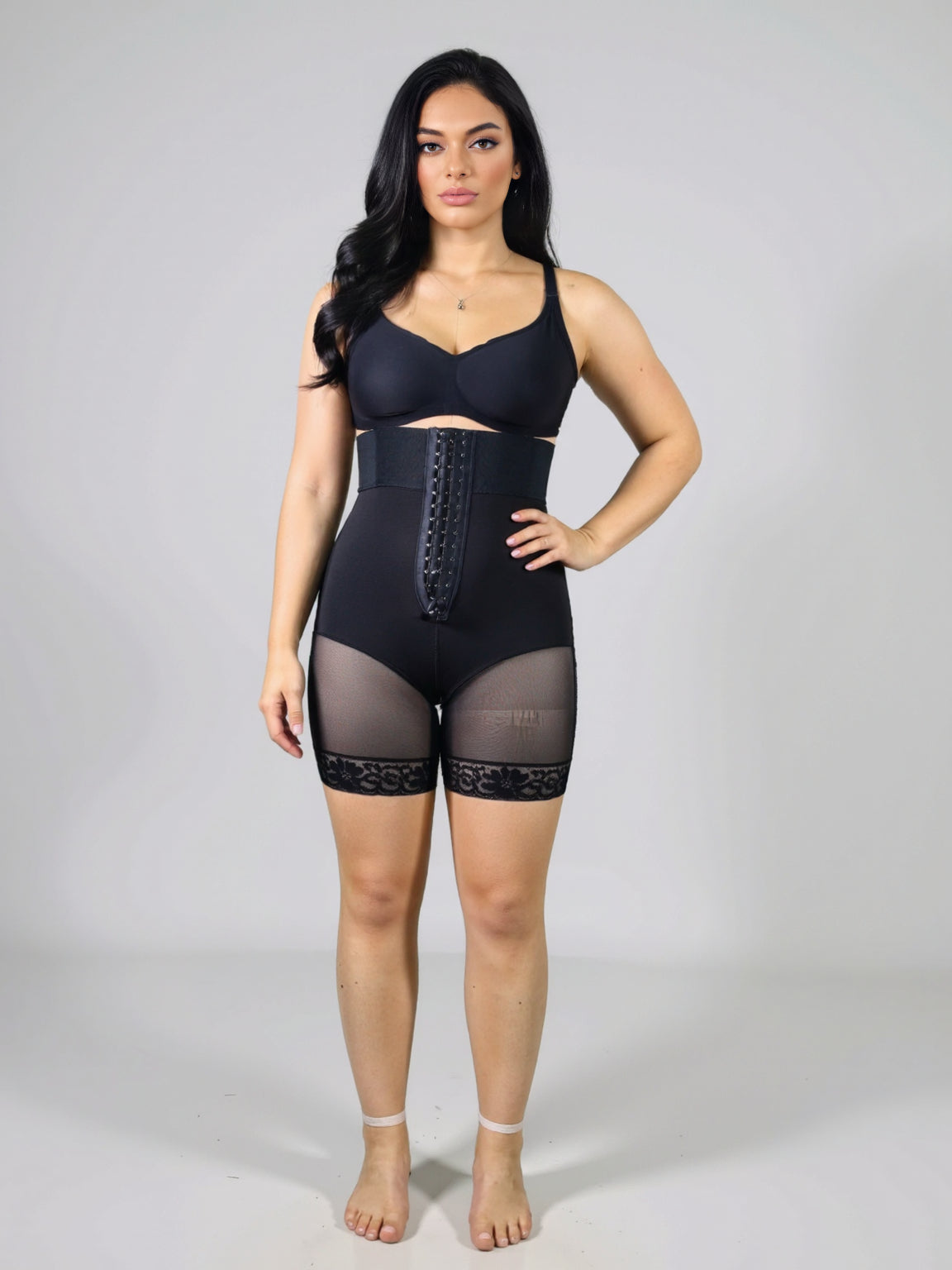Tummy Control Faja Shorts High Waist Butt Lifter Thigh Shaping Shorts