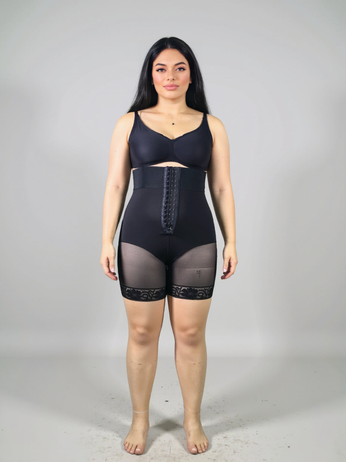 Tummy Control Faja Shorts High Waist Butt Lifter Thigh Shaping Shorts
