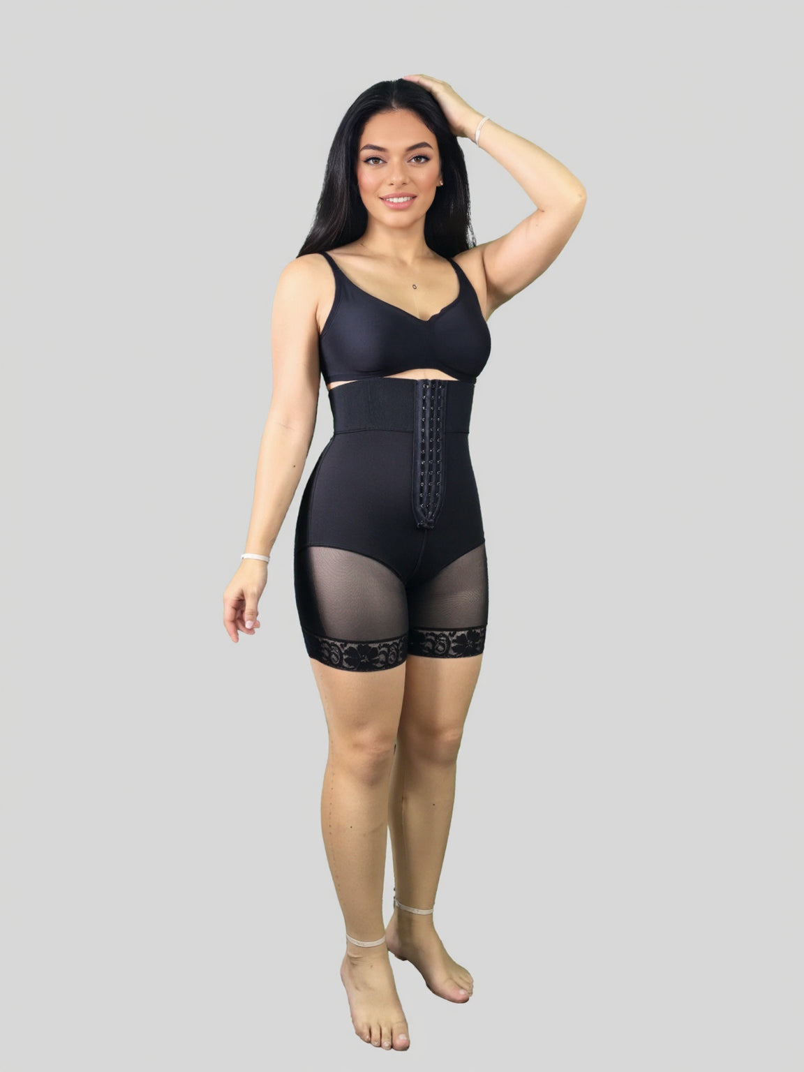 Tummy Control Faja Shorts High Waist Butt Lifter Thigh Shaping Shorts