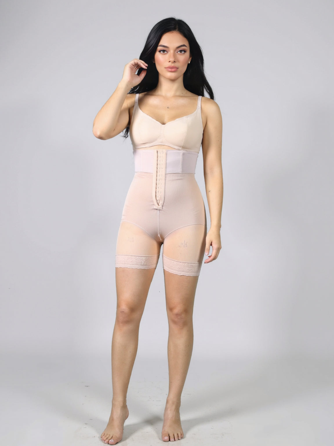 Tummy Control Faja Shorts High Waist Butt Lifter Thigh Shaping Shorts