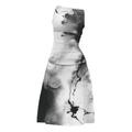 Ethereal Milk Silk Strapless Maxi Dress: A Vision of Grace - podsforgirl
