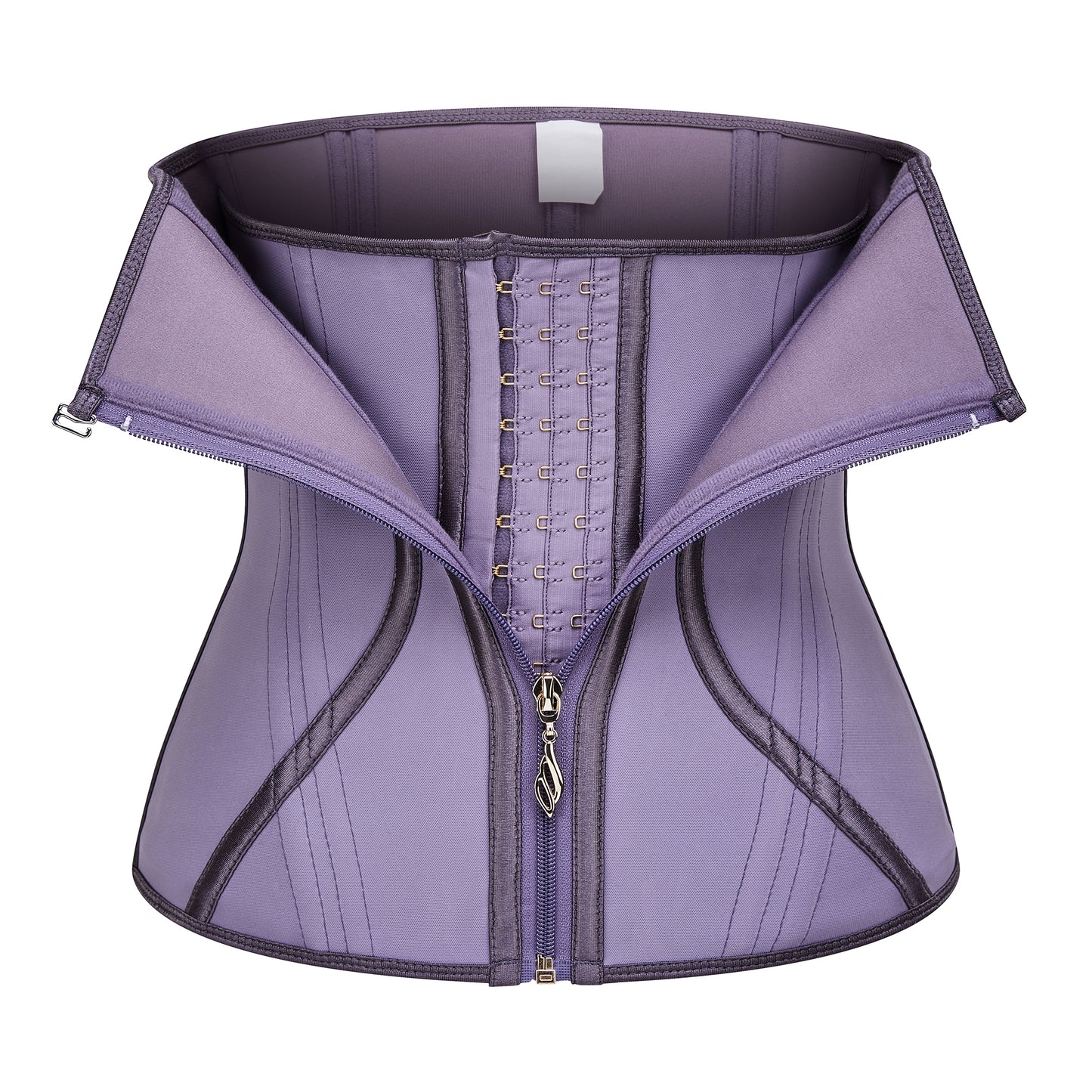 Women's Curved Bone Waist Trainer High Compression Tummy Control Belly Belt
