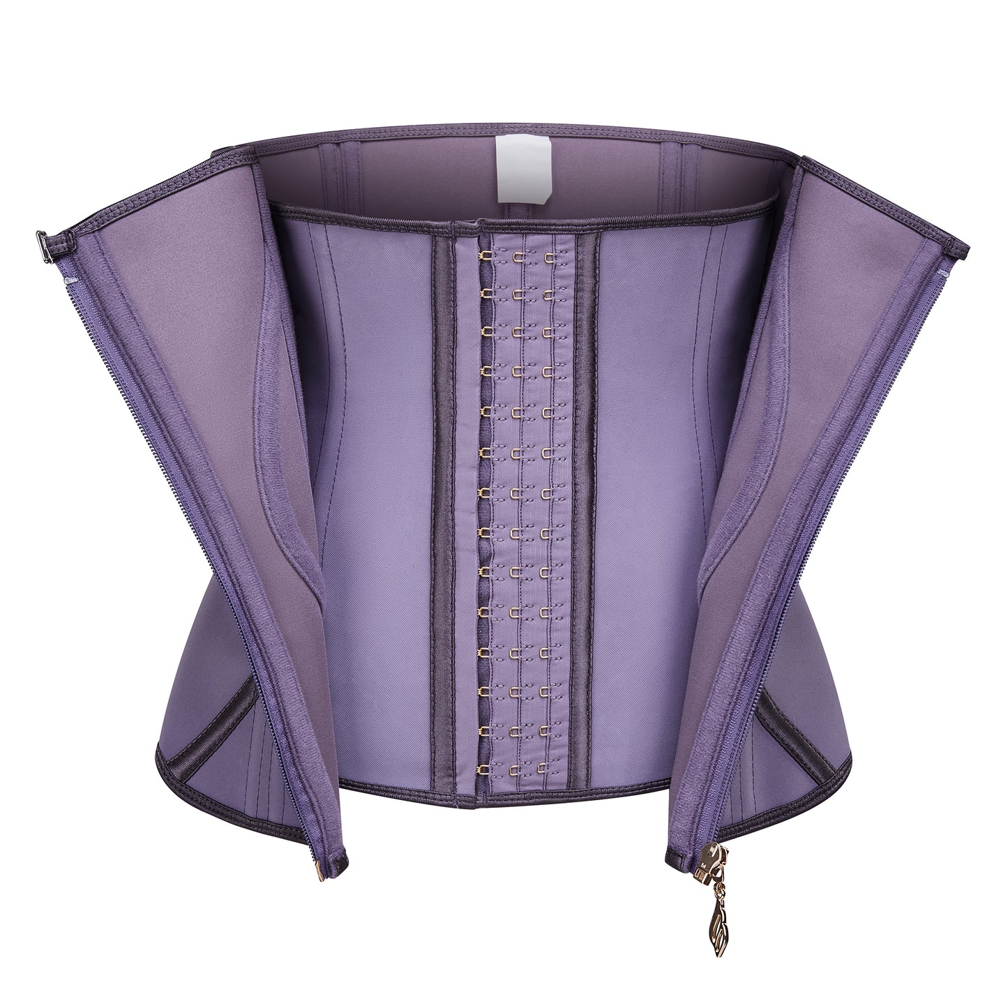 Women's Curved Bone Waist Trainer High Compression Tummy Control Belly Belt