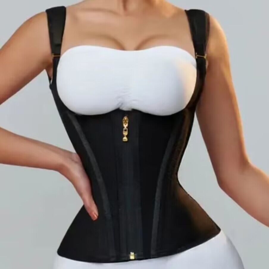 Waist Trainer for Women Body Shaper Corset Vest Tank Top with Steel Bones