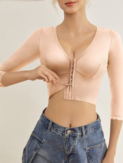 Posture Corrector Shaping Tops Arm Shaper Front Buckle Slimmer Top