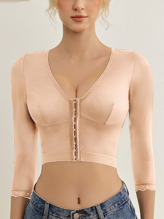 Posture Corrector Shaping Tops Arm Shaper Front Buckle Slimmer Top