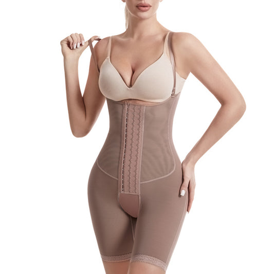 Women's Tummy Control Elasticity Plus Size Postpartum Open Breast Shapewear