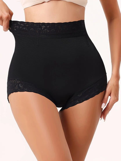 Classic Women's Body Shaper with Lace Butt Lifter Tummy Control Underwear Panties Smoothing Briefs