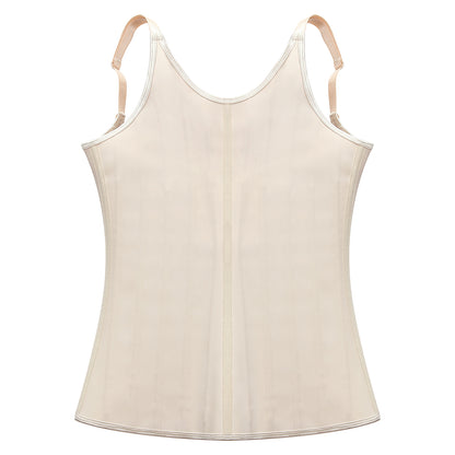 Latex Matte Rubber Vest Shapewear Top Breathable Sports Corset Waist Shapewear