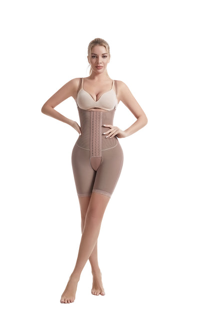 Women's Tummy Control Elasticity Plus Size Postpartum Open Breast Shapewear