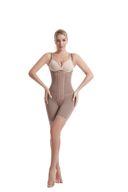 Women's Tummy Control Elasticity Plus Size Postpartum Open Breast Shapewear