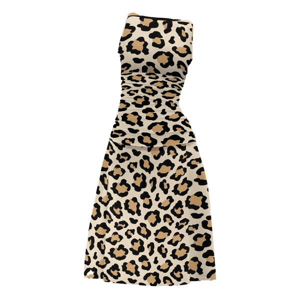 Chic Milk Silk Strapless Maxi Gown for a Elegant women - podsforgirl 