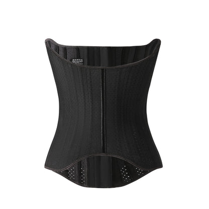 Women's Curved Bone Waist Trainer High Compression Tummy Control Belly Belt
