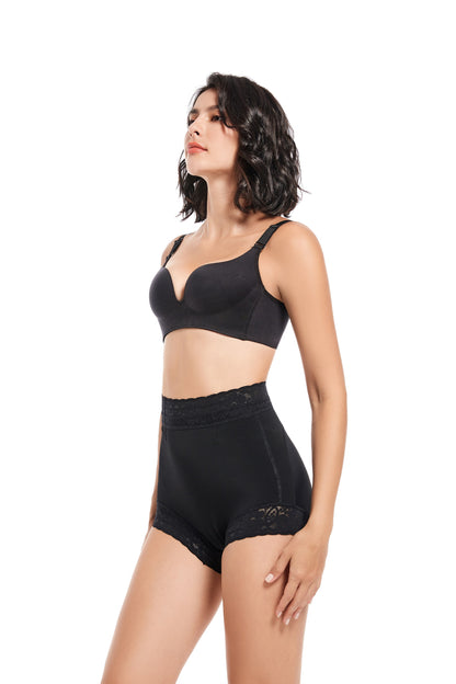 SHAPMAMA™ Classic Women's Body Shaper with Lace Butt Lifter Tummy Control Underwear Panties Smoothing Briefs