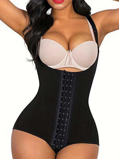 Body Shaper Slimming Tummy Control Fajas Open Breast Shapewear