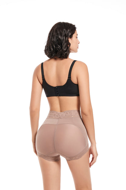 SHAPMAMA™ Classic Women's Body Shaper with Lace Butt Lifter Tummy Control Underwear Panties Smoothing Briefs
