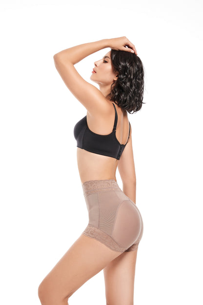 SHAPMAMA™ Classic Women's Body Shaper with Lace Butt Lifter Tummy Control Underwear Panties Smoothing Briefs