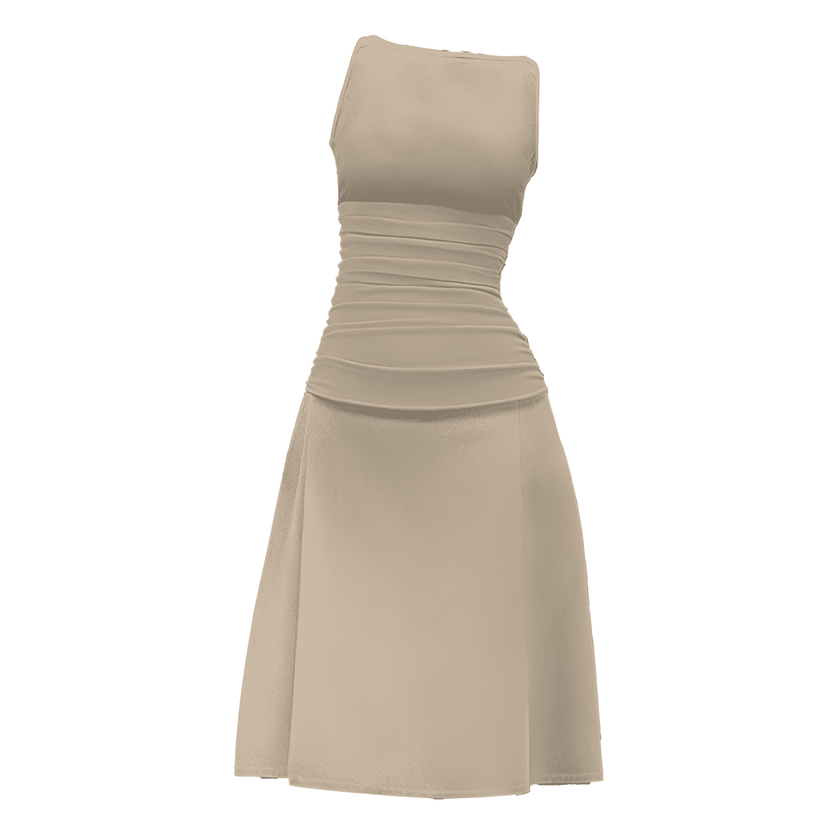 Milk Silk Strapless Tight-Fitting Maxi Dress - A Must-Have for Fashionistas - podsforgirl 
