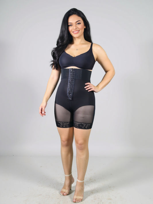 Tummy Control Faja Shorts High Waist Butt Lifter Thigh Shaping Shorts