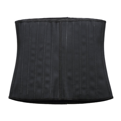 Women's Adjustable Latex Waist Trainer Steel Bones Slimming Workout Latex Corset