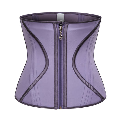 Women's Curved Bone Waist Trainer High Compression Tummy Control Belly Belt