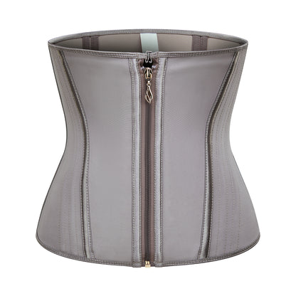 Women's Curved Bone Waist Trainer High Compression Tummy Control Belly Belt
