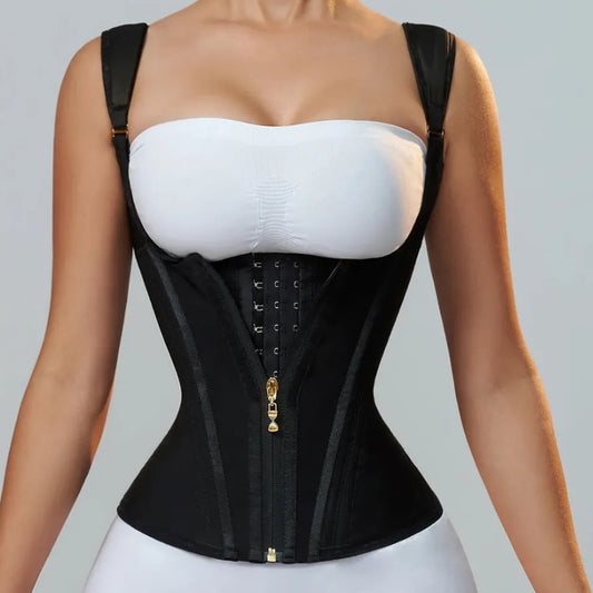 Waist Trainer for Women Body Shaper Corset Vest Tank Top with Steel Bones