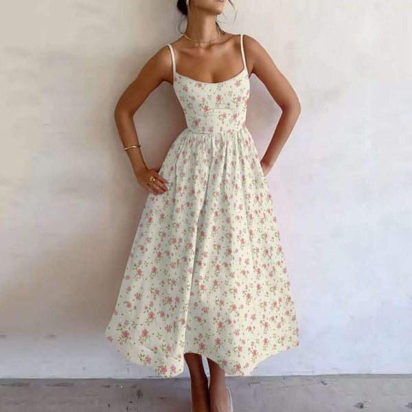 Sexy and Simple Spaghetti Strap Dress, Summer Essential - podsforgirl 