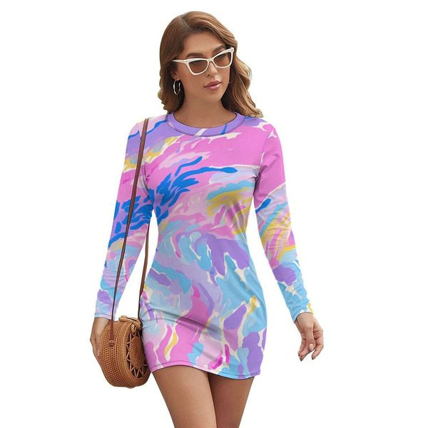 Gorgeous Long-Sleeved Gown for Women: A Showstopper Piece - podsforgirl 