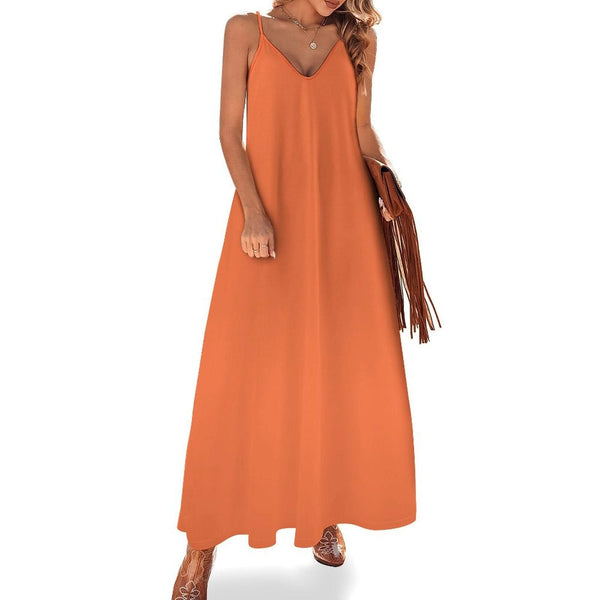 Bold and Beautiful Spaghetti Strap Maxi Dress for Statement Looks