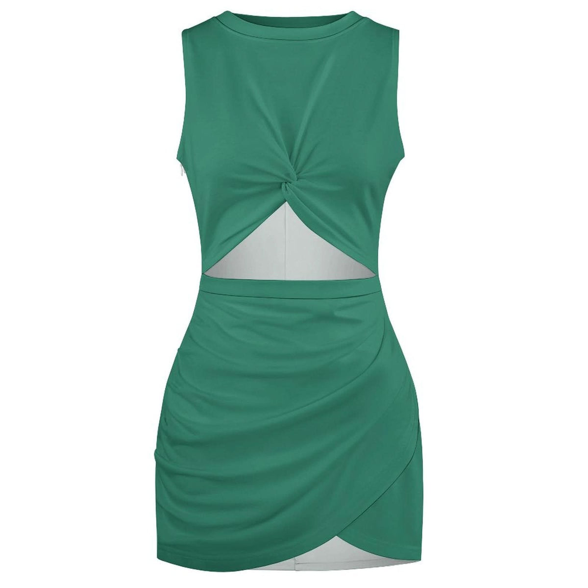 Charming Crossover Bodycon Dress for a Sleek Silhouette